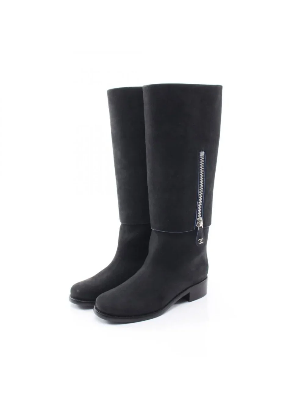 Chanel Boots Long Suede